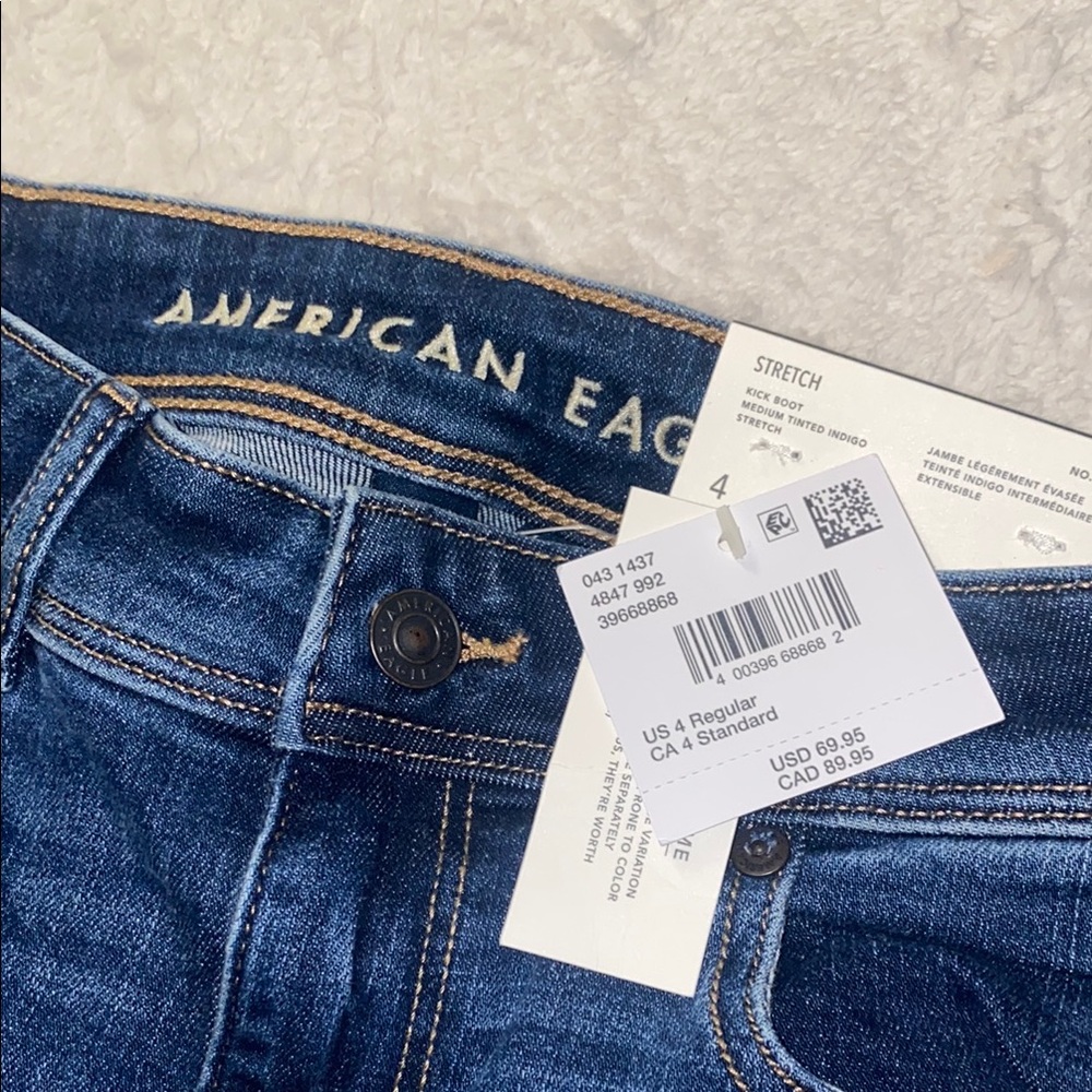 American Eagle Outfitters Dark Blue Boot Cut Jeans